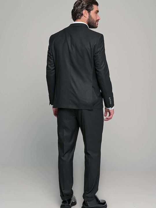 Elegante Men's Suit Jacket Black