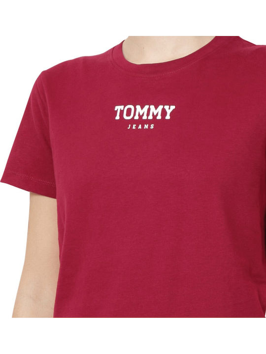 Essential Damen T-Shirt Bordeaux