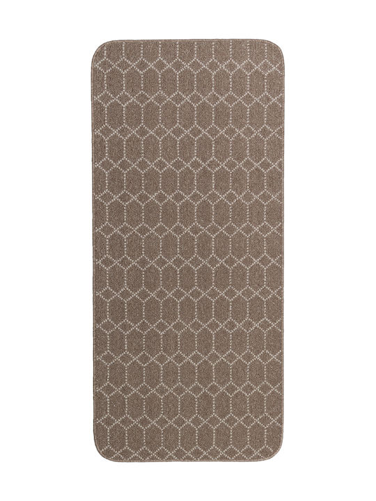 Nikotex Carpets Неслизаща Кухненска Пътека Belmont Мока-Захарен 67x150
