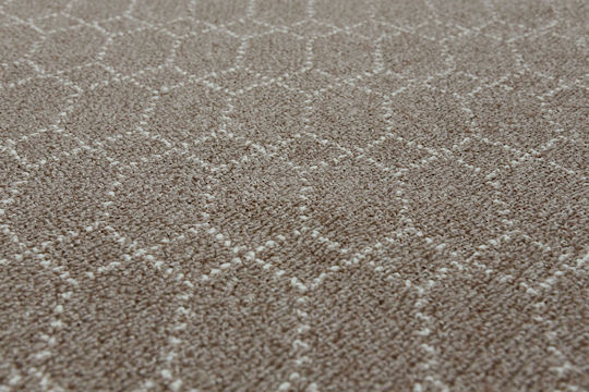 Nikotex Carpets Non-Slip Kitchen Runner Mat Belmont Mocha-Ivory 67x150