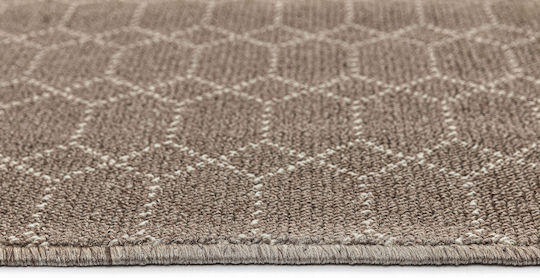Nikotex Carpets Non-Slip Kitchen Runner Mat Belmont Mocha-Ivory 67x150