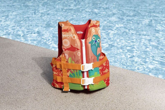 Puddle Jumper Child Hydro Swim Vest Walrus Orange 3-6 Years Old 90146
