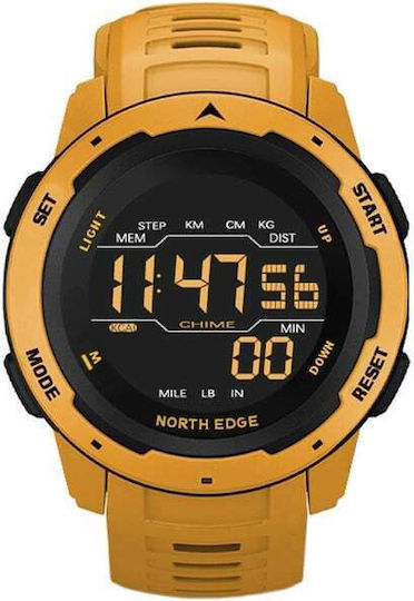 North Edge Mars 50mm Smartwatch (Κίτρινο)