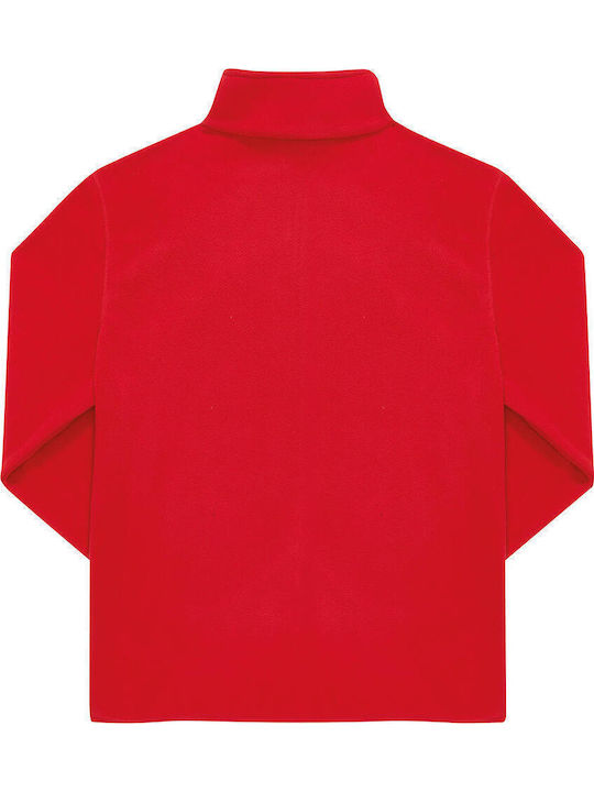 Ανδρική Ζακέτα Fleece Κόκκινη
