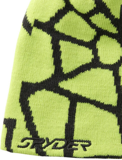Beanie Männer Wendbar Beanie Gestrickt in Schwarz Farbe