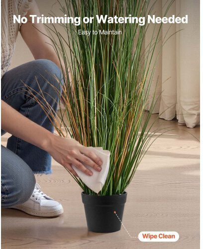 Artificial Plant in Pot Grass Green 150cm in Box 2pcs Vevor