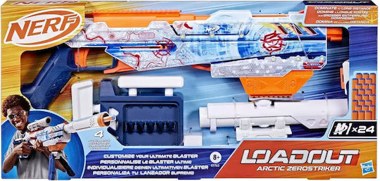 Nerf Launcher Blaster Loadout Arctic Zerostriker Loadout for 8+ Years