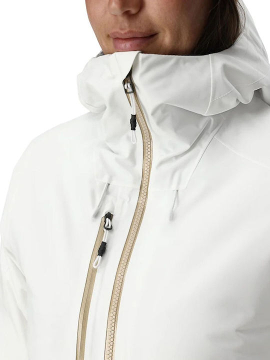 Spyder 38SD075334-WHT Γυναικείο Μπουφάν για Σκι & Snowboard Λευκό