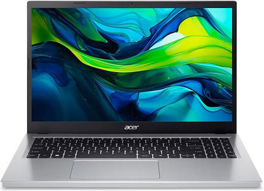 Acer Aspire Go 15 AG15-32P -39R2 15.6" IPS FHD (Core 3-N355/8GB/128GB Flash Storage/W11 S) Pure Silver (US Keyboard)