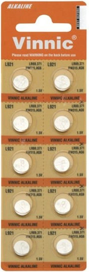 Vinnic Ag6 Batterien Silber-Oxid für Uhren SR69 1.5V 10Stück
