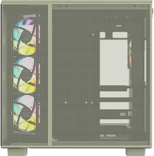Thermaltake View 380 XL WS ARGB Gaming Middle Tower Carcasă Calculator cu Fereastră Laterală Matcha verde