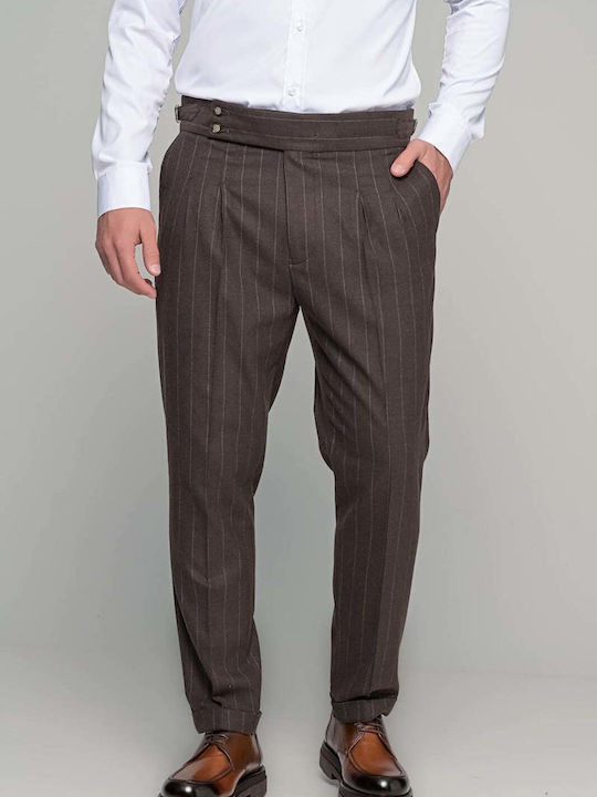Elegante Мъжки Костюм Brown