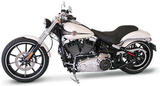 Mustang Двойно Мотоциклетно Седло За Шофьор И Пътник Harley-davidson Mustang Tripper Fastback 2-up Едно Частово Седло