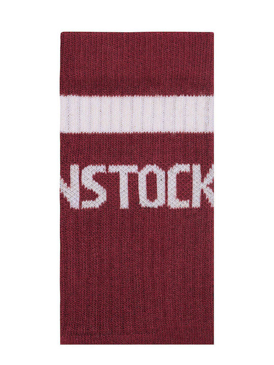 Birkenstock Femei Șosete Burgundy 1Pachet
