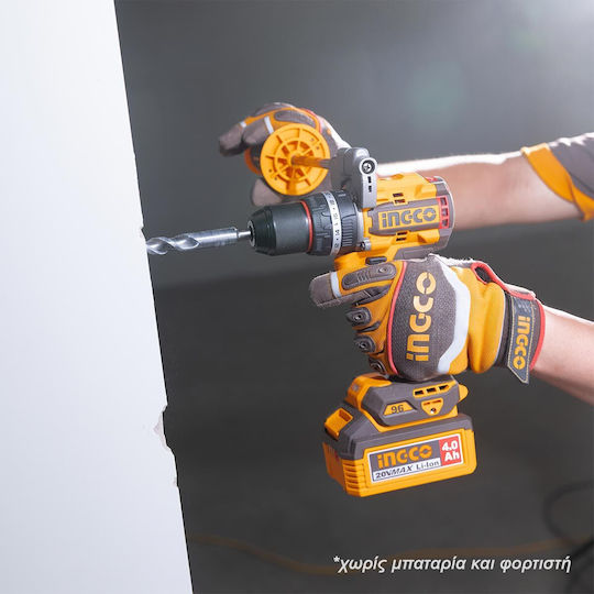 Ingco CIDLI209685 Ударен Акумулаторен Дрел-Винтоверт Solo Brushless 20V
