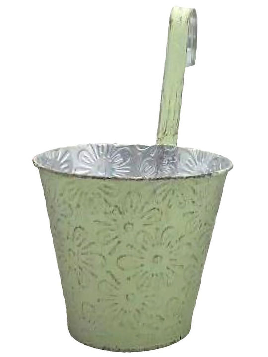 HOMie Hanging Planter Metal Gray 16x16x14cm.