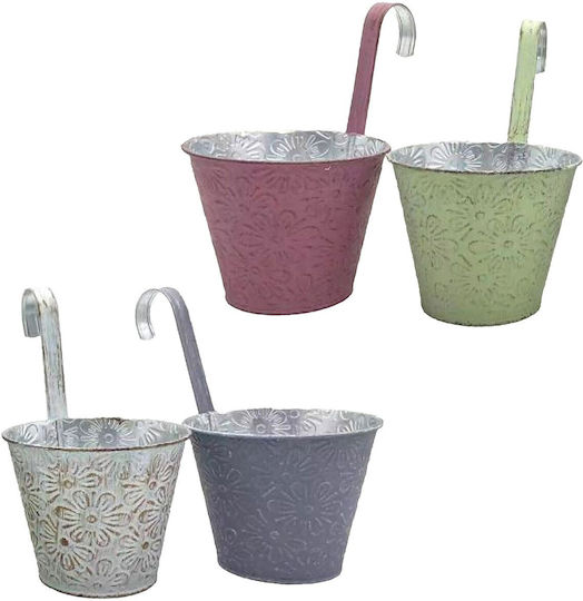 HOMie Hanging Planter Metal Gray 16x16x14cm.