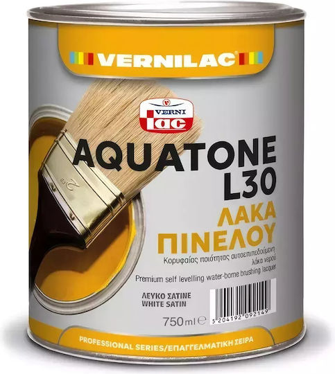 Vernilac Λάκα Πολυουρεθάνης Νερού Λευκό Σατινέ 750ml