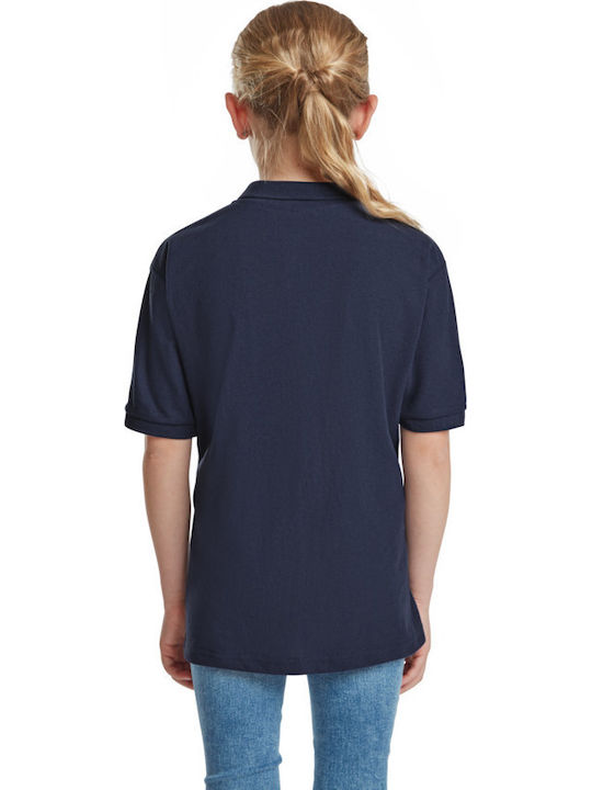 Kinderpolo Kurzarm Marineblau