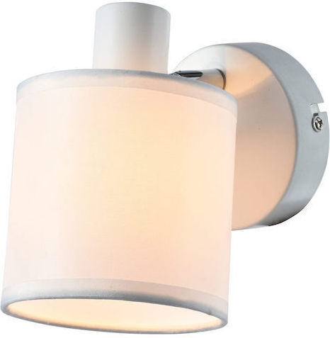 ARlight WLC 5216-1 WH Μονό Σποτ με Ντουί E14 σε Λευκό Χρώμα