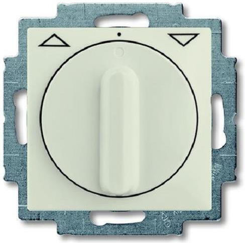Abb Basic55 Recessed Rotary Switch Rolling Shutters without Frame Ivory Coast