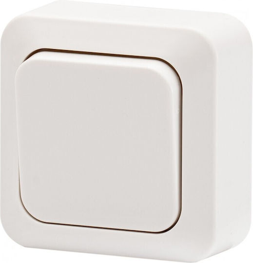 Bassiakos Wall-mounted Basic Switch One-Way Aller Retour White