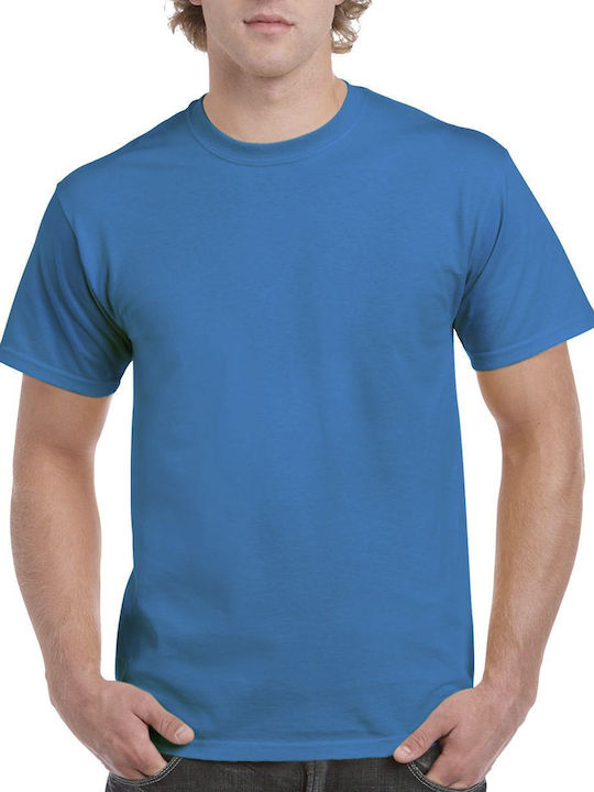 Gildan 2000 Ανδρικό Διαφημιστικό T-shirt Κοντομάνικο Sapphire