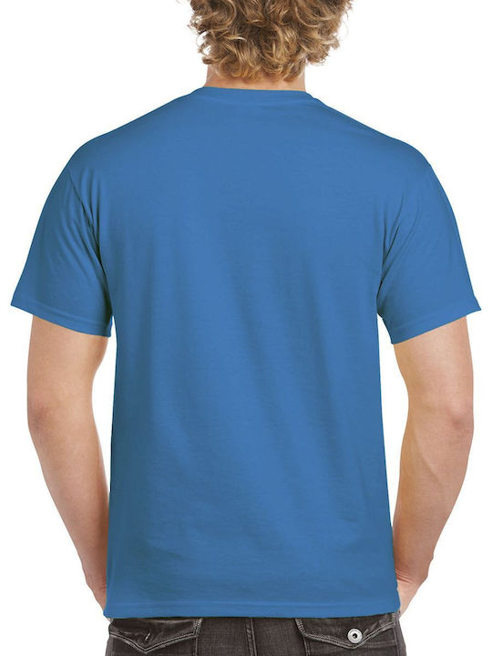 Gildan 2000 Ανδρικό Διαφημιστικό T-shirt Κοντομάνικο Sapphire