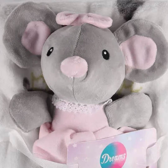 Dreams by Joyce Одеяло Детски пелени за пелени Велур с Животно 75x100см. Dreams by Joyce Одеяло Детски пелени за пелени Велур с Животно 75x100см.