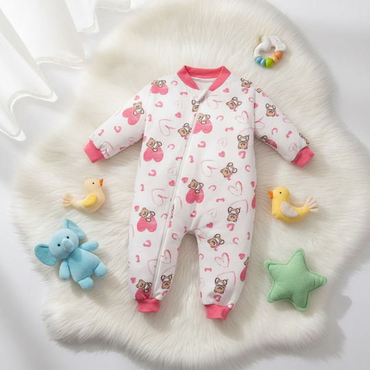 Nansydimo Winter Baby Sleeping Bag Pink