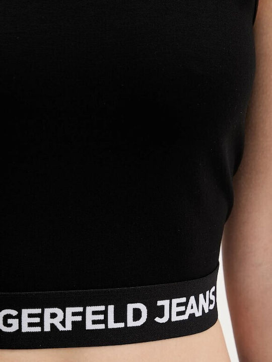 Women's Athletic Blouse Sleeveless Black