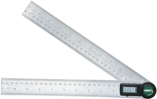 Insize Digital Angle Ruler for Electricians Length 20cm
