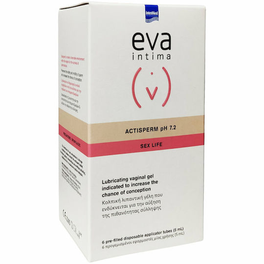 InterMed Eva Intima Actisperm Гел за Възстановяване и Запазване на Вагиналното PH 6 x 5ml