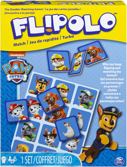 Joc de Societate Paw Patrol Flipolo pentru 2-4 Jucători 5+ Ani Spin Master