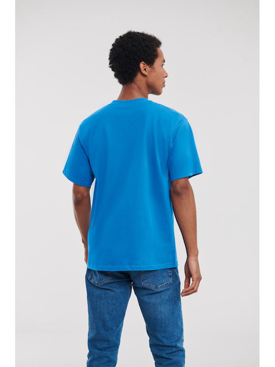 Russell Europe Tricou Promoțional pentru Bărbați Azure