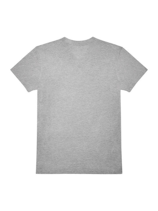 B&C Ανδρικό Διαφημιστικό T-shirt Κοντομάνικο Sport Grey