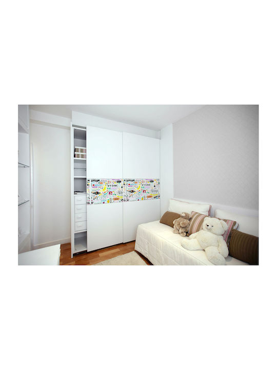 Autocolant Mat Dulapuri Mobilier Bucătărie Vegan Model 100x50 Cm