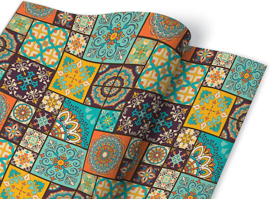 Autocolant Mat Decor Protecție Mobilier Casă Patchwork 100x50 Cm Autocolant Mat Decor Protecție Mobilier Casă Patchwork 100x50 Cm