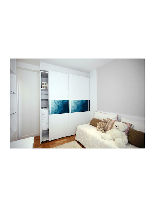 Wandsticker Möbel Matt Glatte Oberfläche Kunst Abstrakt Wasser 100x50 cm