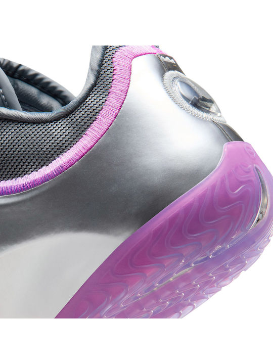 LeBron 23 Low Basketball Shoes Cool Grey / Metallic Silver / Vivid Purple / Multicolor