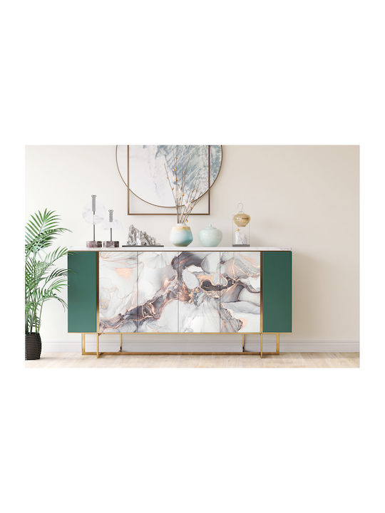 Autocolant Pentru Mobilier Mat Design Modern Marmură Abstractă 100x50 Cm