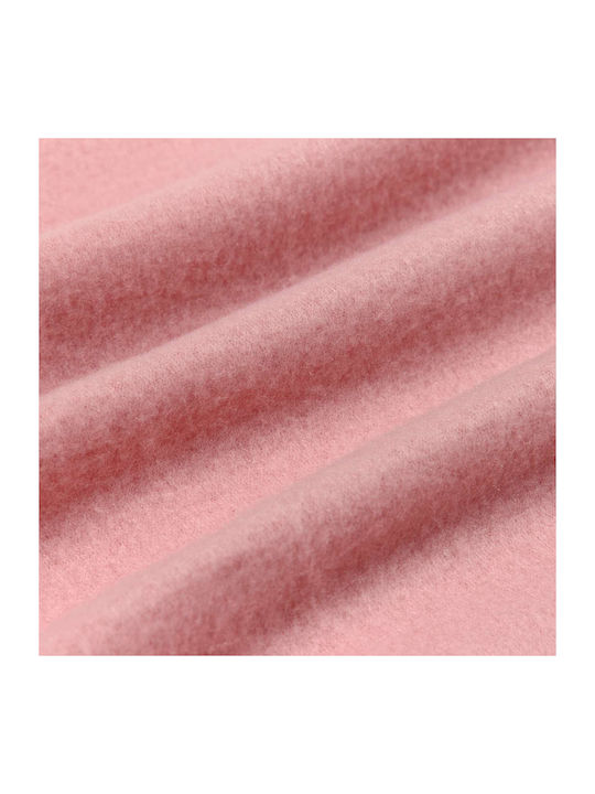 vidaXL Fleece Decke Einzeln 170x130cm Rosa