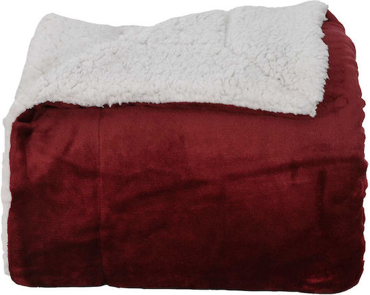 vidaXL Fleece Decke Einzel 150x200cm Türkis Rood