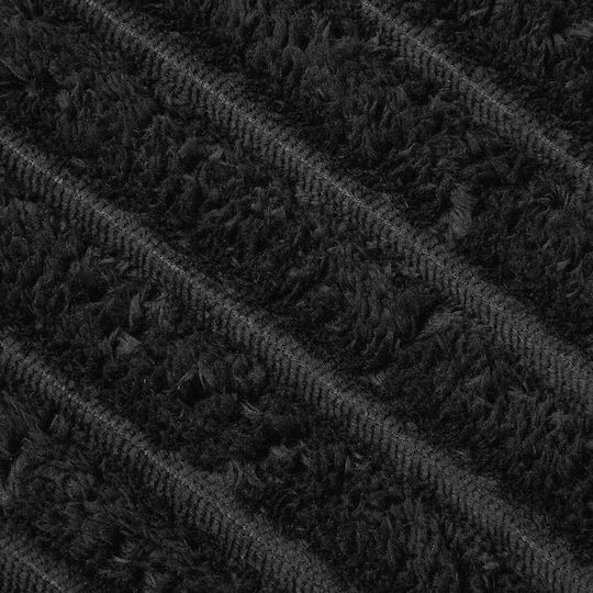 vidaXL Κουβέρτα Fleece Μονή 150x130εκ. Μαύρο