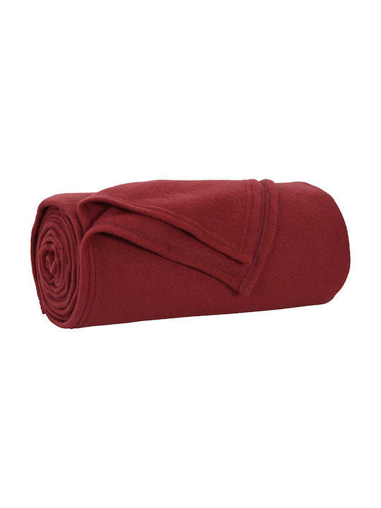 vidaXL Fleece Decke Übergröße 240x220cm Türkis, Rot