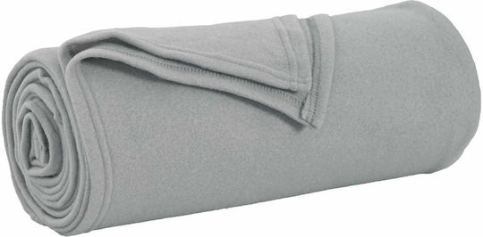 vidaXL Fleece Decke King Size 270x240cm Grau