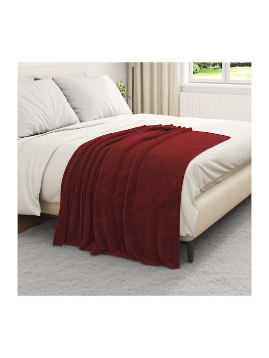 vidaXL Одеяло Флийс Диван 130x150см. Mint, Red