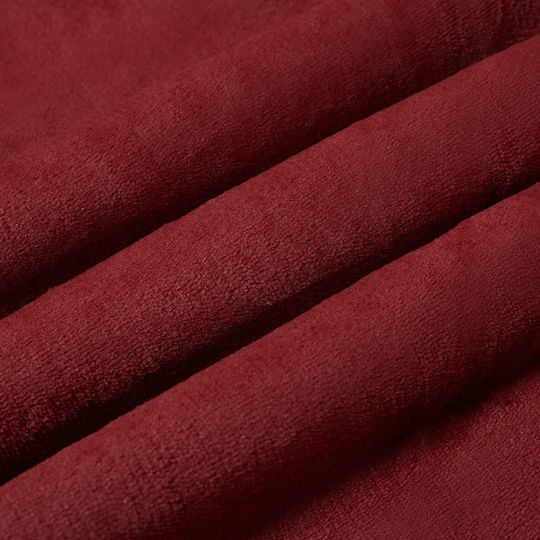 vidaXL Κουβέρτα Fleece Καναπέ 130x150εκ. Βεραμάν, Κόκκινο