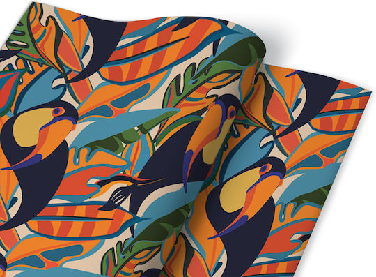 Autocolant Mat pentru Mobilier Estetică Îmbunătățită Protecție Tucani 100x50 Cm Autocolant Mat pentru Mobilier Estetică Îmbunătățită Protecție Tucani 100x50 Cm