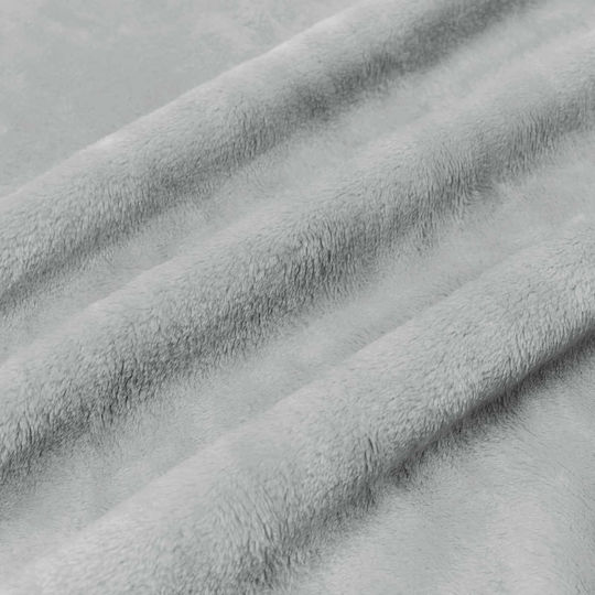vidaXL Decken & Couchdecken Sesselüberwurf Fleece 150x200cm Grau